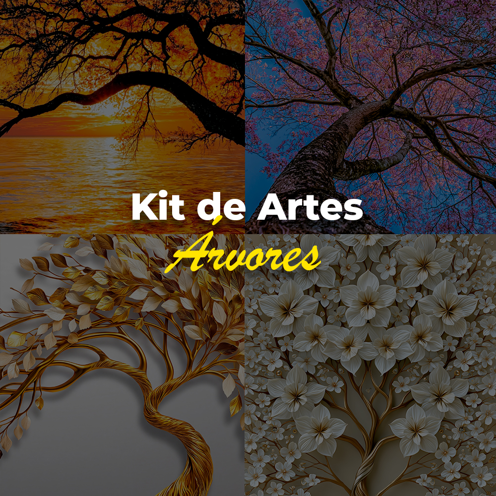 Kit Árvores - 19 Artes em Alta