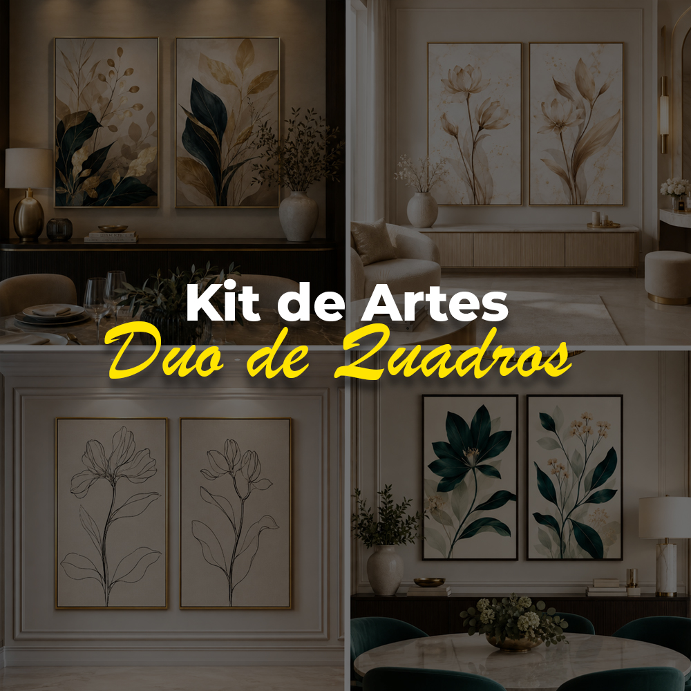 Kit Conjunto Floral - 10 Conjuntos  - 20 ARTES