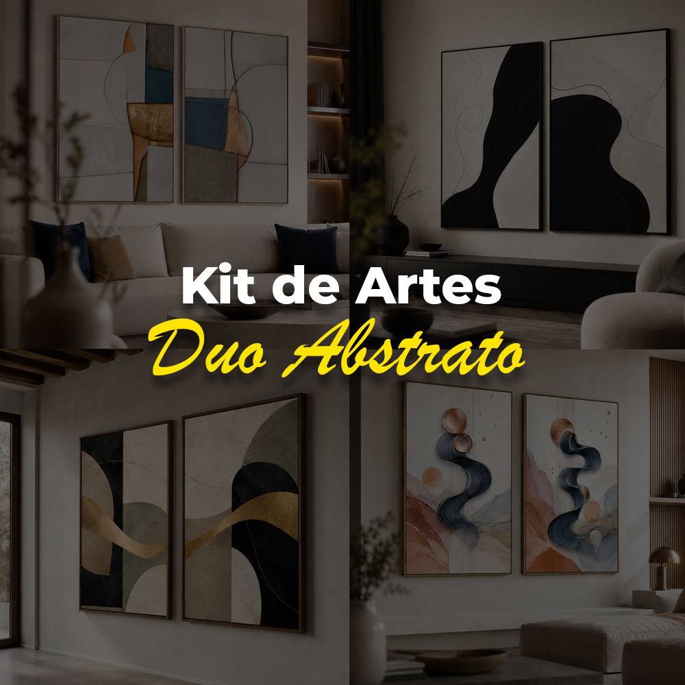 Kit Conjunto Abstrato - 10 Conjuntos - 20 ARTES