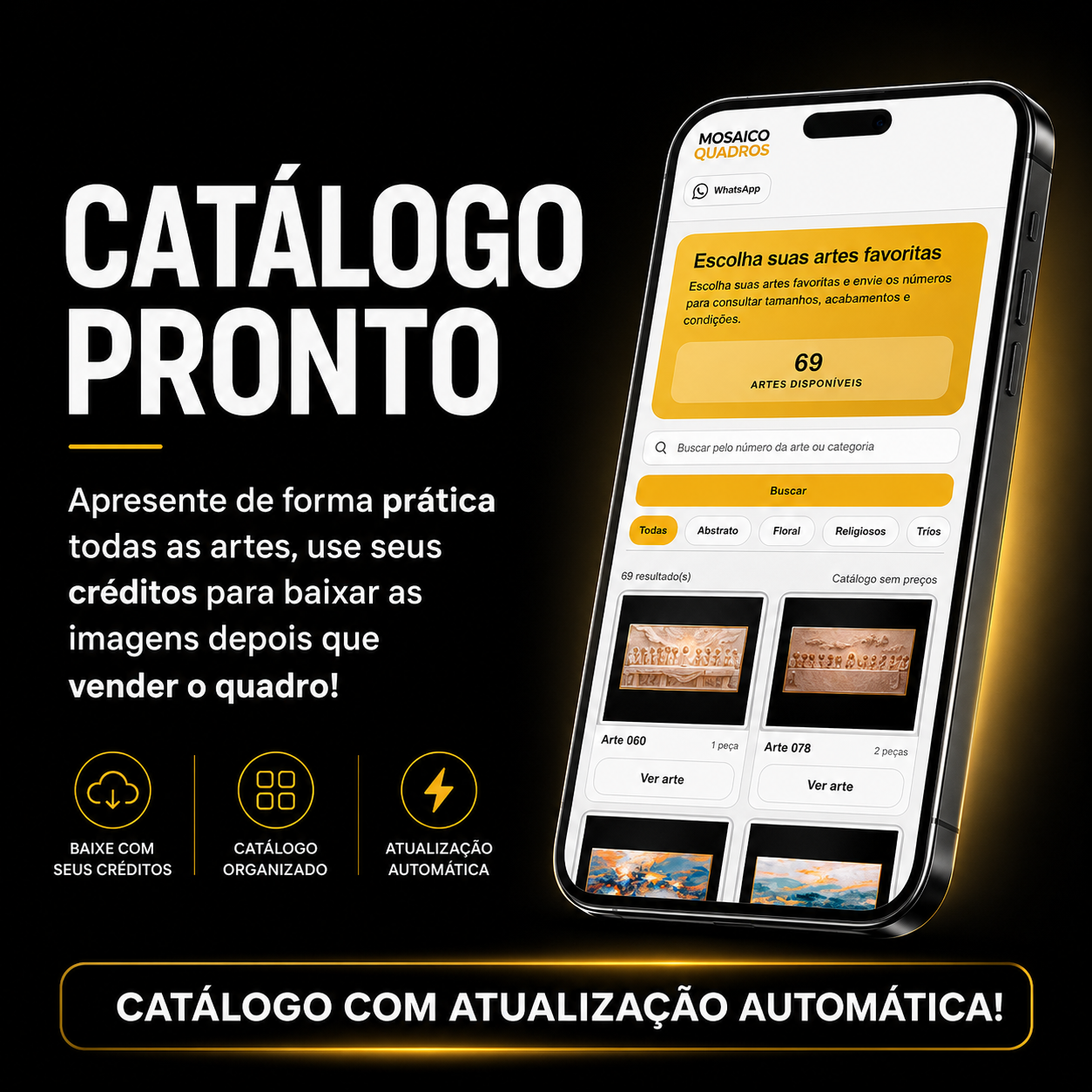 CATÁLOGO PERSONALIZÁVEL COM SUA LOGO E WHATSAPP