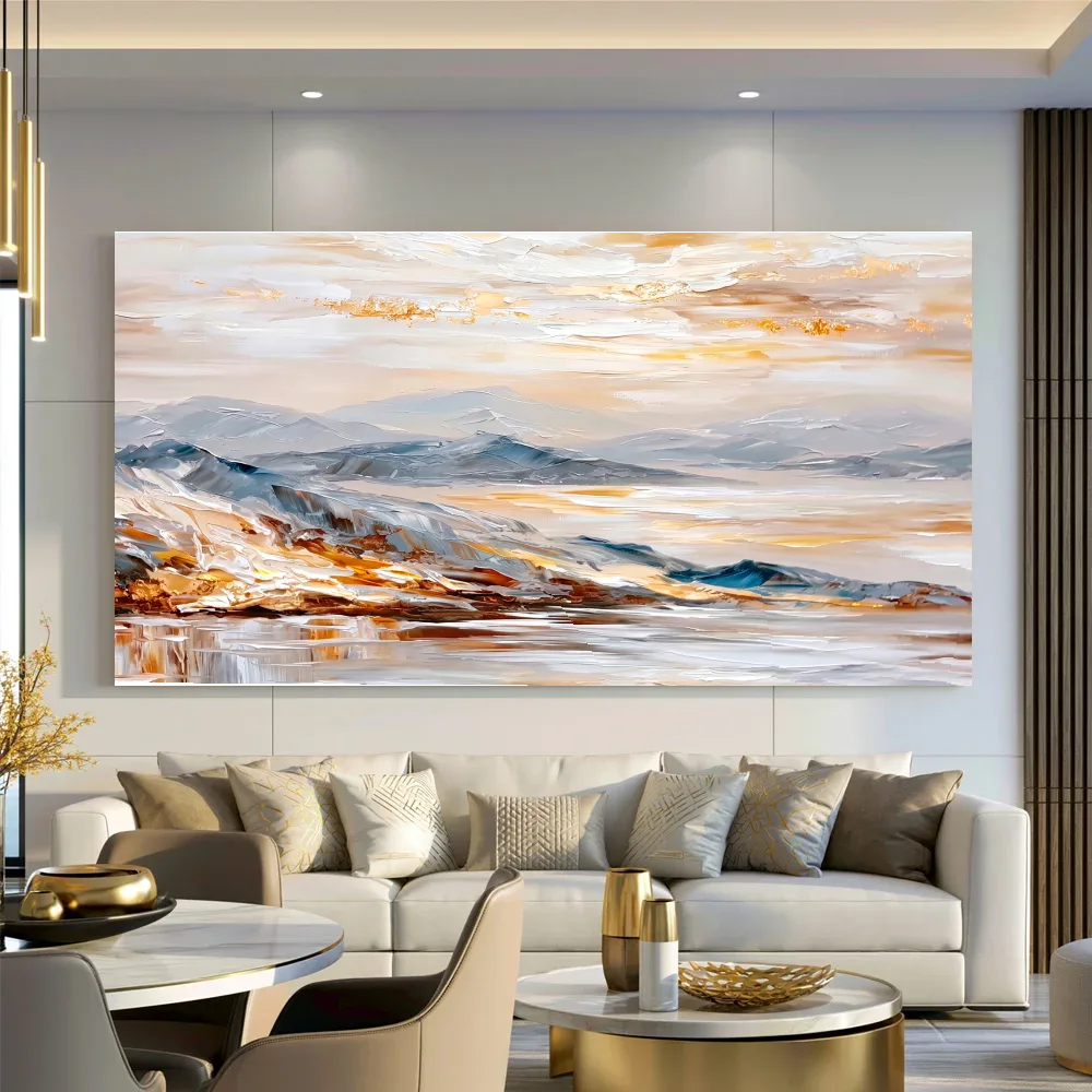 Arte Digital + Mockups - Abstrato Montanha - 02