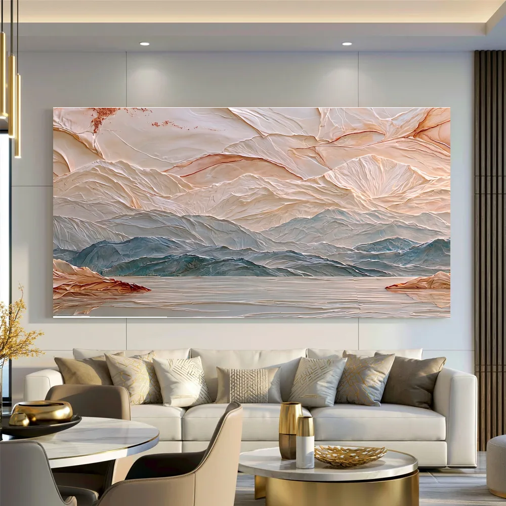 Arte Digital + Mockups - Abstrato Montanha - 03