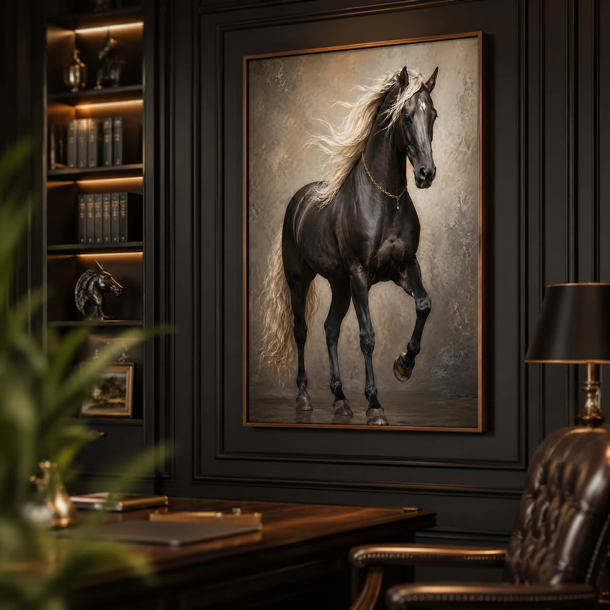 Arte Digital + Mockups - Cavalo Belo