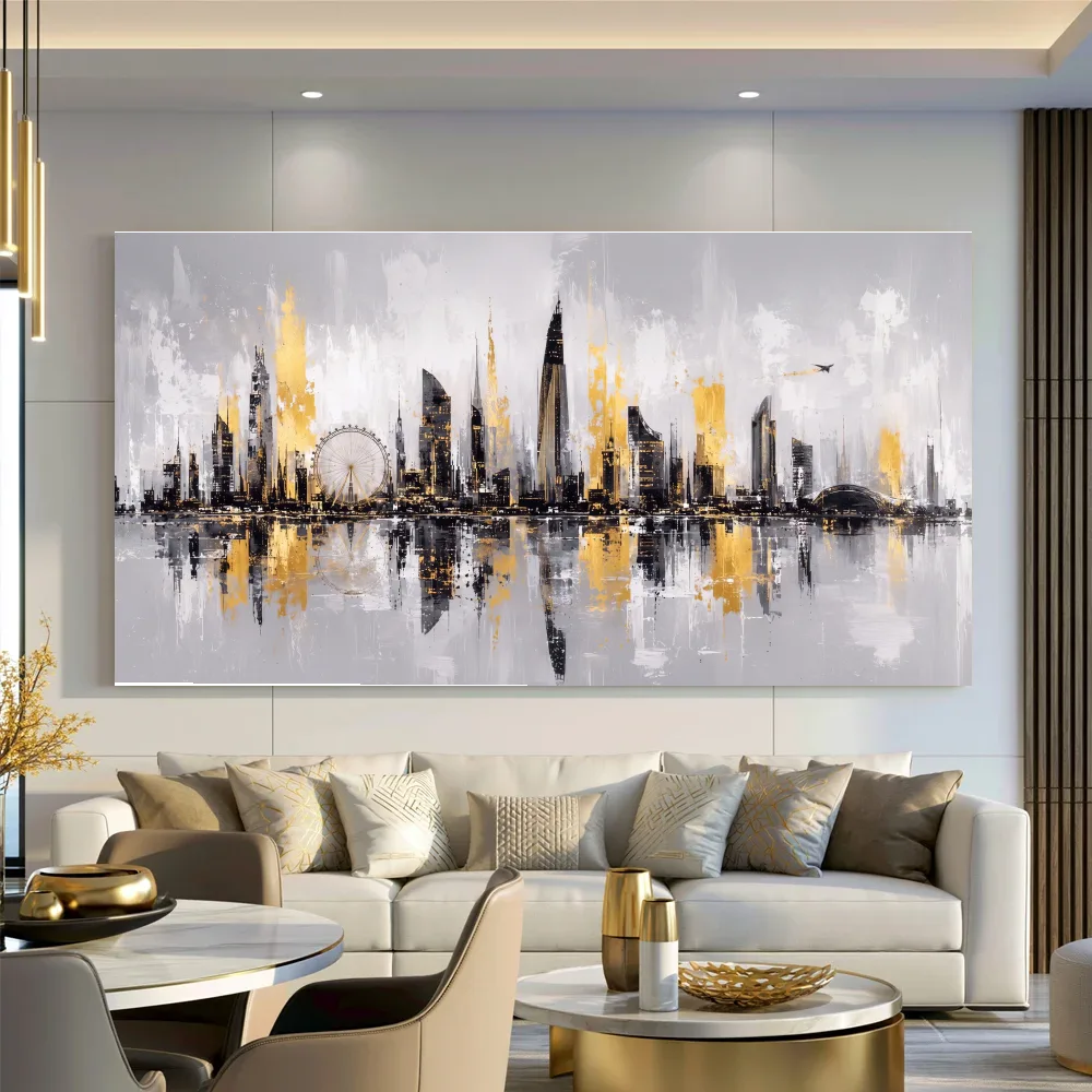 Arte Digital + Mockups - cidade abstrata