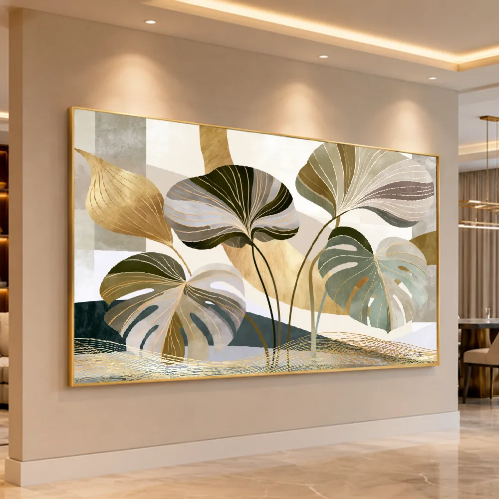 Arte Digital + Mockups - Golden Botanical Luxury05