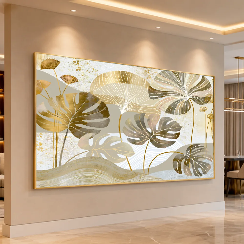 Arte Digital + Mockups - Golden Botanical Luxury08