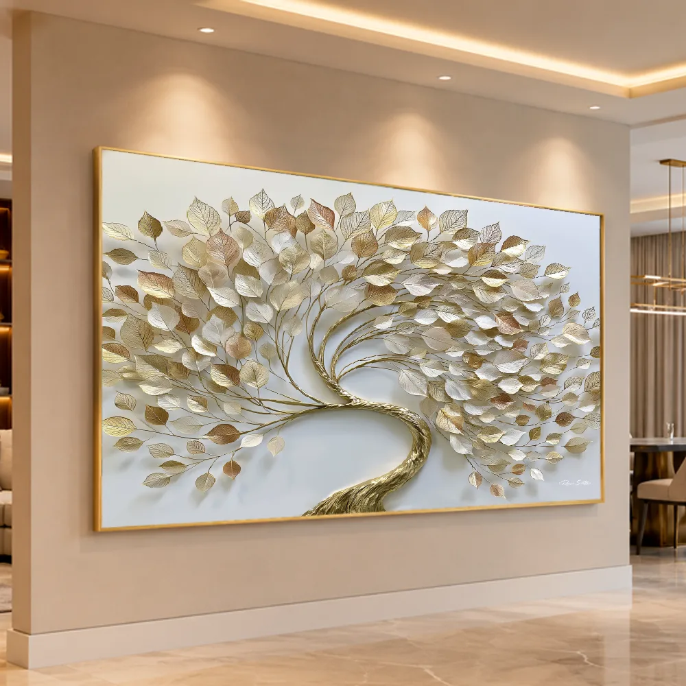 Arte Digital + Mockups - golden tree 01