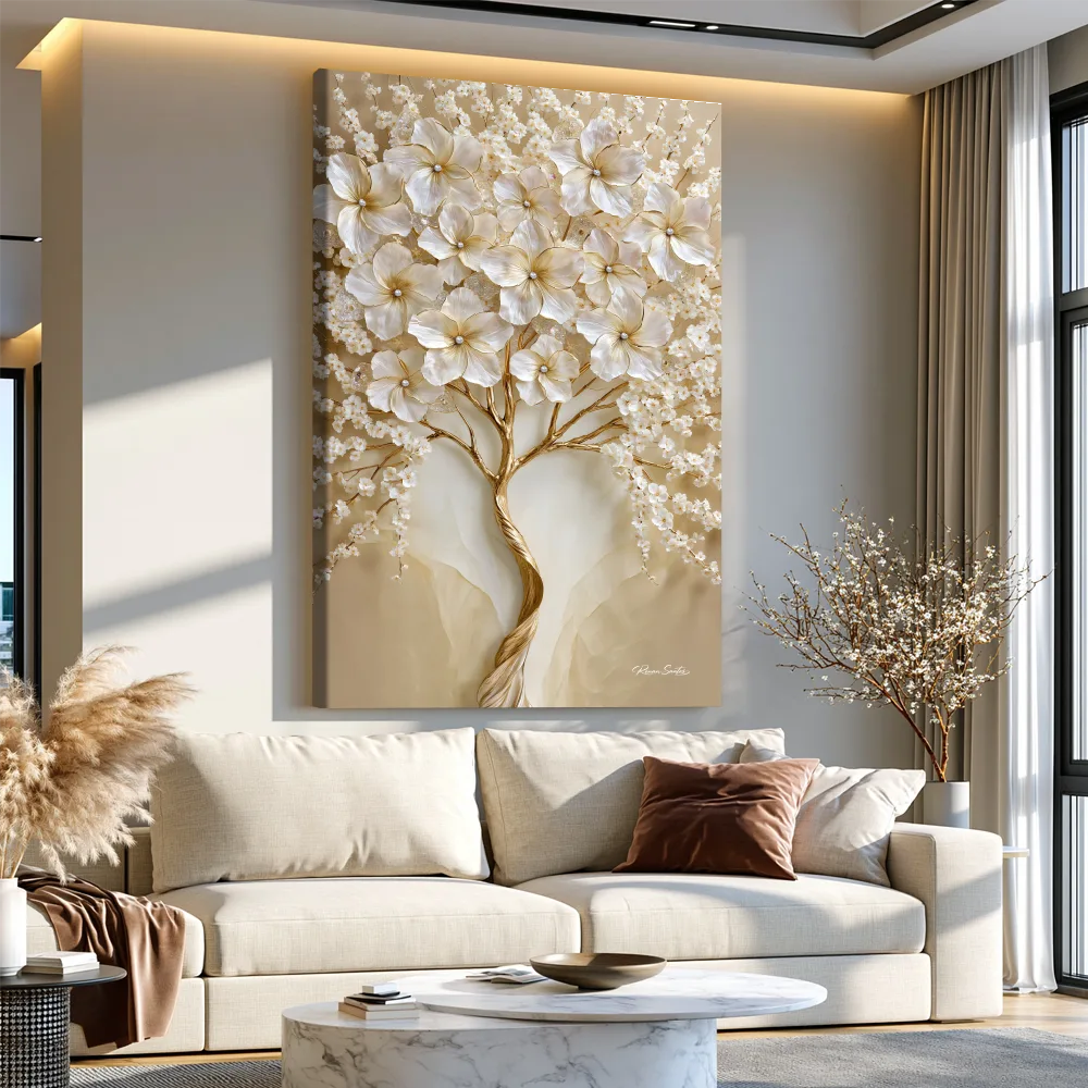 Arte Digital + Mockups - golden tree 06