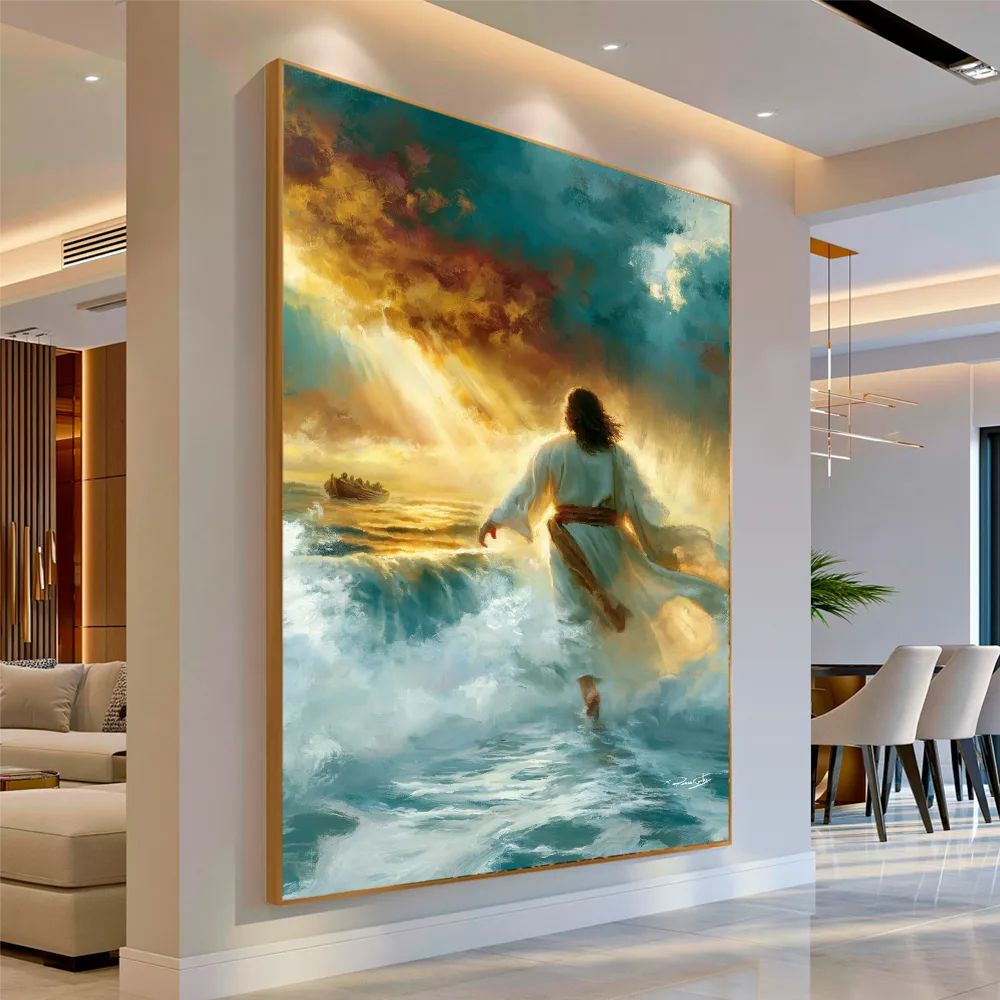 Arte Digital + Mockups - Jesus Caminho Sobre Aguas - 02