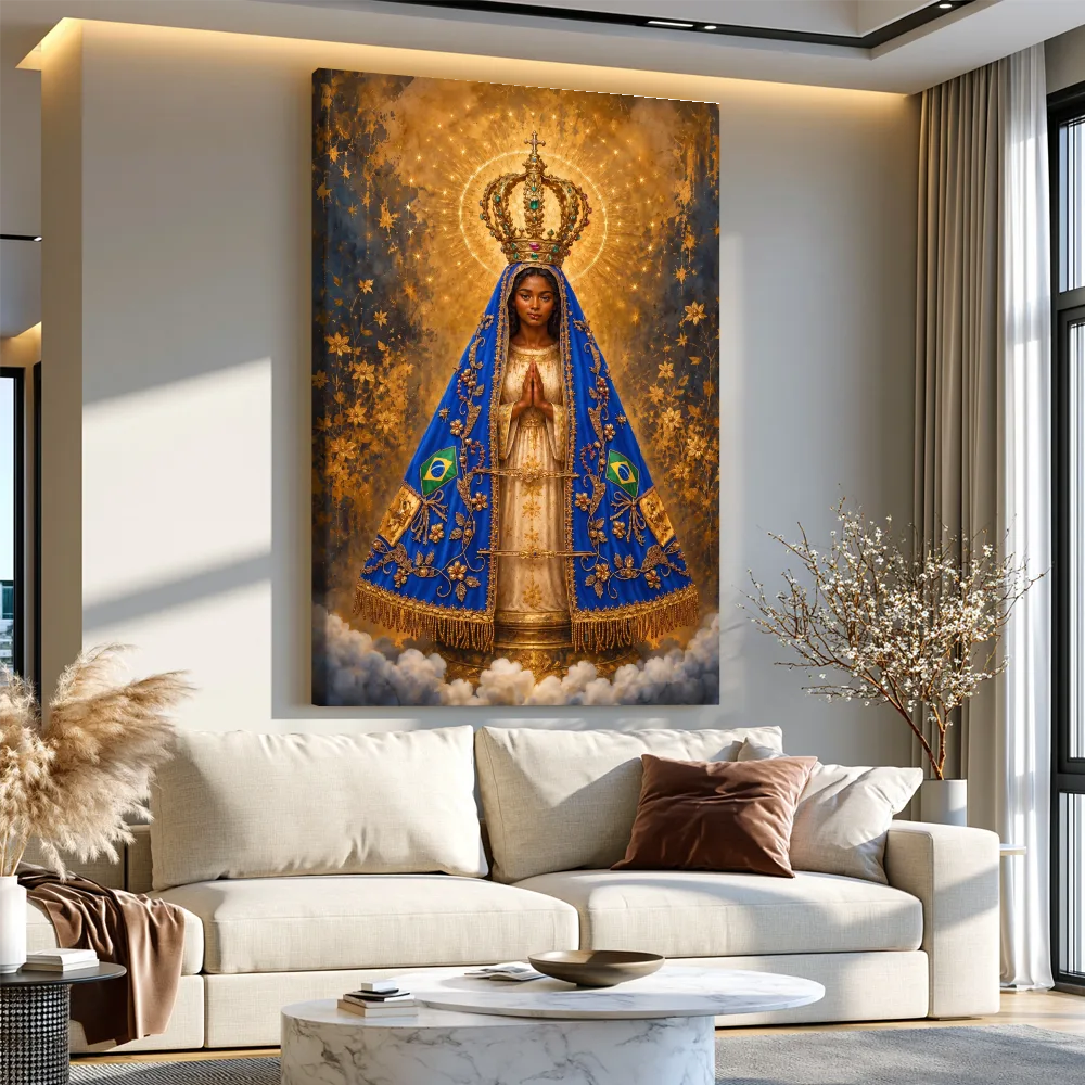 Arte Digital + Mockups - Nossa Senhora Aparecida - 03