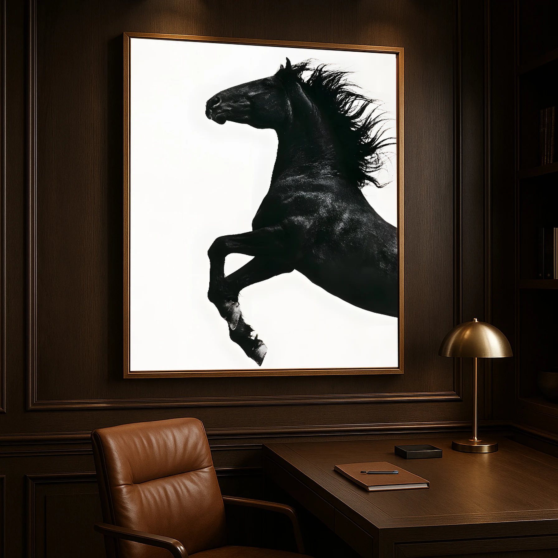 Arte Digital + Mockups - Cavalo Negro - 02