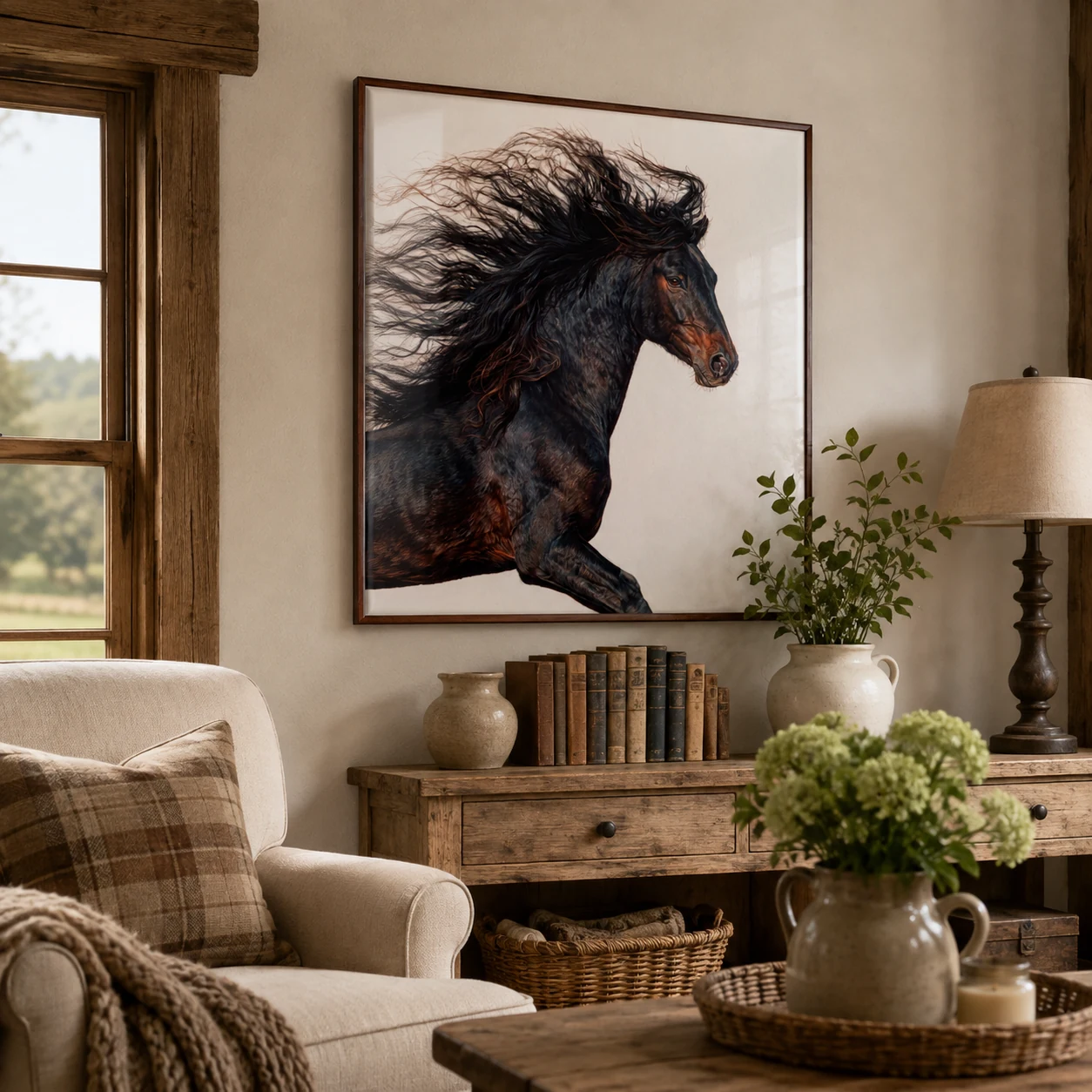 Arte Digital + Mockups - Cavalo Negro - 03