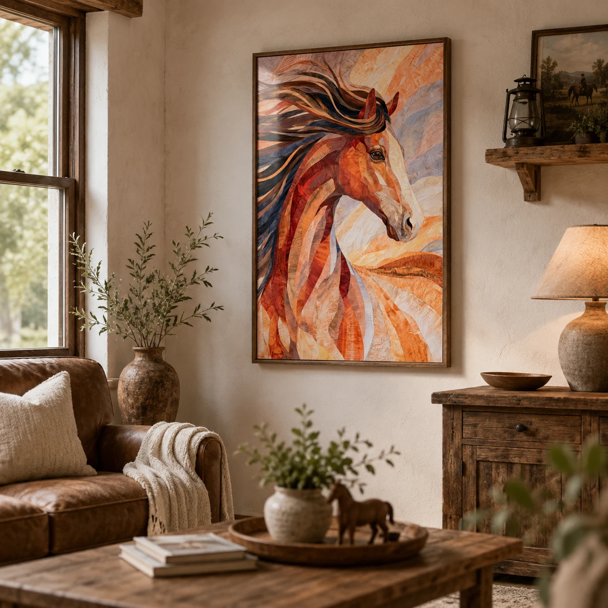Arte Digital + Mockups - Cavalo Pintura