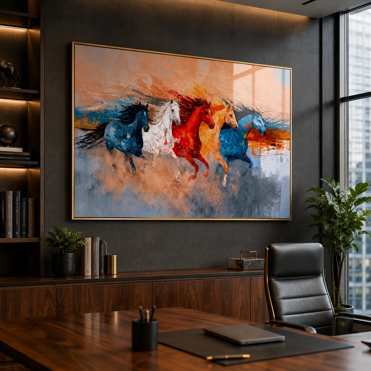 Arte Digital + Mockups - Cavalos Correndo