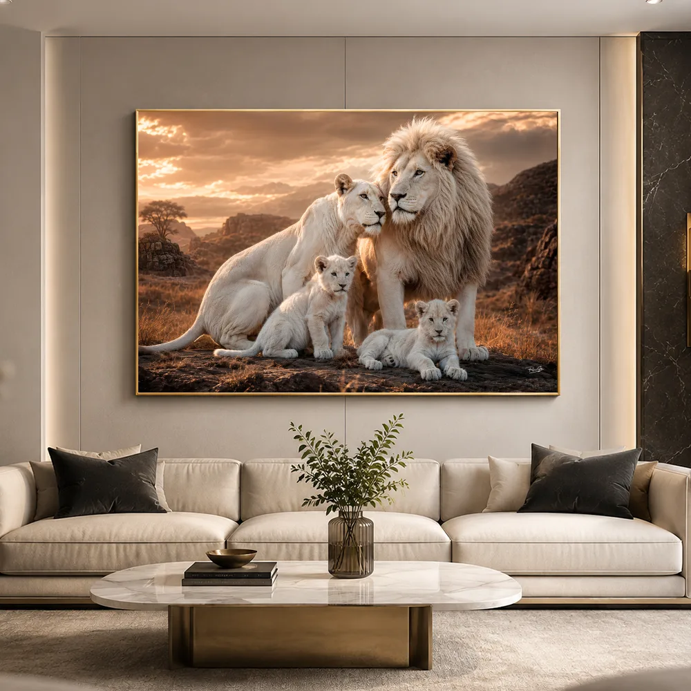 Arte Digital + Mockups - Familia de Leão - 10