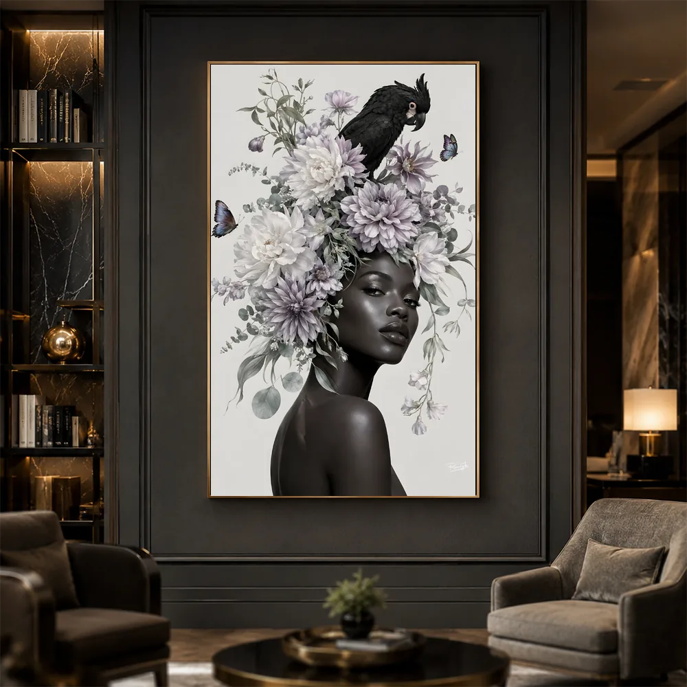 Arte Digital + Mockups - Negra Flowers - 03