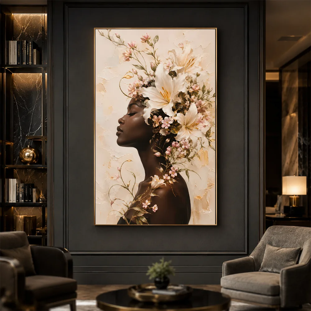 Arte Digital + Mockups - Negra Flowers